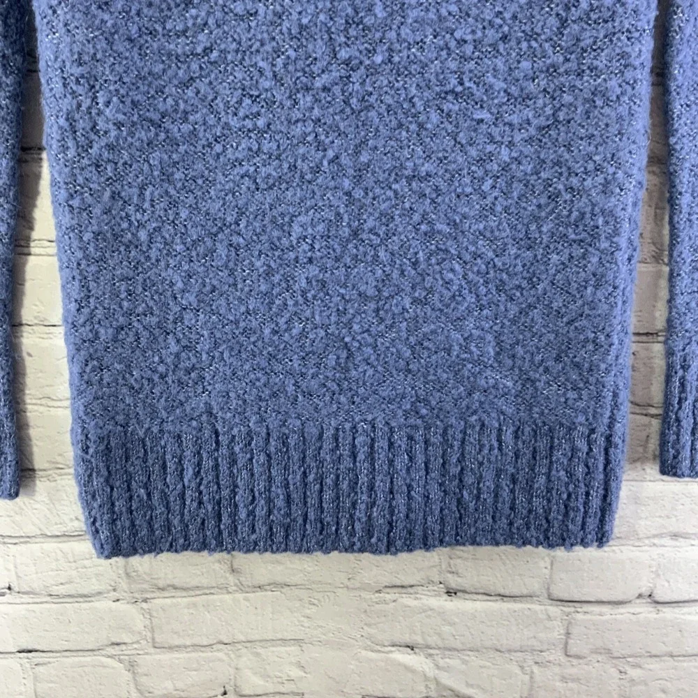 Columbia Wool Blend Sweater Womens‎ Sz XS Purple Cowl Neck